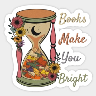 Books Make You Bright Sticker